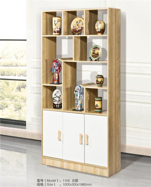 Nordic Style Curio Display Shelf 900mm × 300mm × 1980mm Beautifully Designed