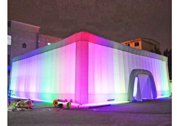 Wedding Party Use Inflatable Event Tent With Led Light SGS Certificated