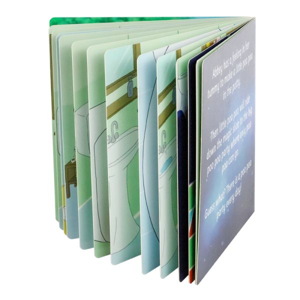 Full Color Children's Board Books 600gsm Custom Paperback Book 20*20CM