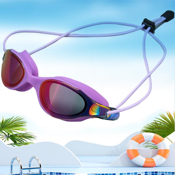 Elite Anti - Niebla UV - Protección anteojos de natación con visión de gran angular anteojos de natación a prueba de agua anteojos de natación anti niebla