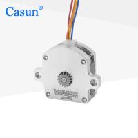 Motor passo-a-passo de panqueca 1,8 grau 2 fase 1,55 V eixo de engrenagem de 13 mm para máquina SMT