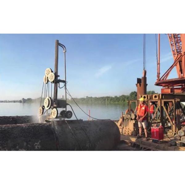 Rubber Spring Diamond Wire And Hydraulic Diamond Wire Saw Machines  Steering Wheel Diameter