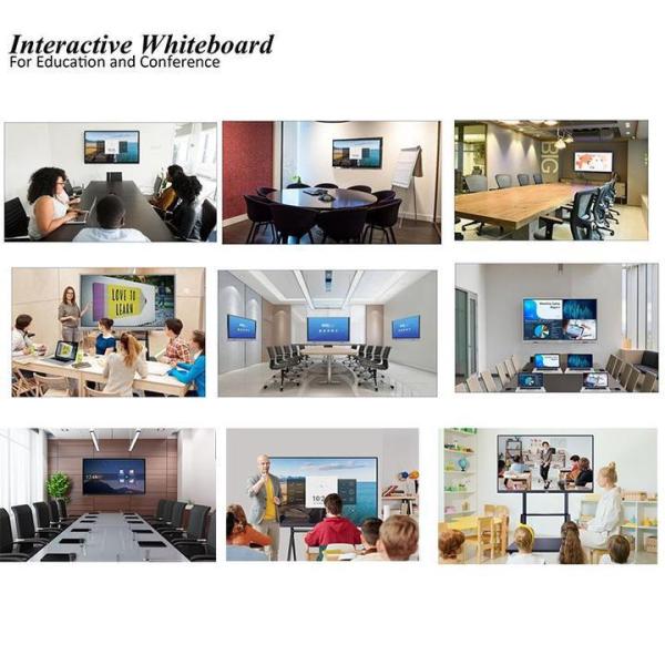Interactive Whiteboard Touch Screen Presentation Board Multi-Touch 20-Point Touch For School Classroom