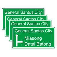 Signos de la autopista verde personalizada Signos de la autopista de tráfico Signos de la carretera principal