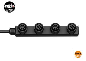 Conector de Pin da certificação M15 Ip68 3 do TUV