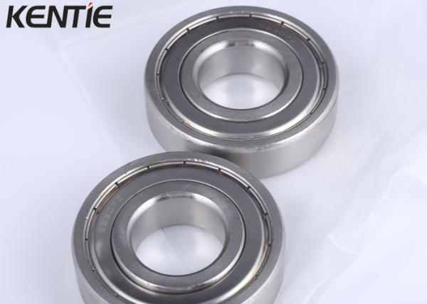 High Precision Single Row Deep Groove Ball Bearing Two Rubber Seals 6307ZZ 35 * 80 * 21mm