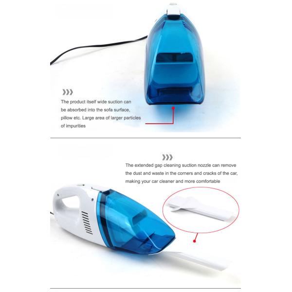 12V Voltage Mini Handheld Portable Vacuum Cleaner With Humanized Design
