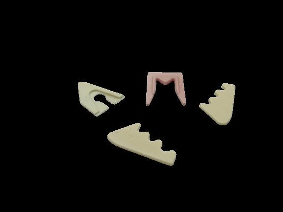 Textile Machinery 99 Alumina Ceramic Machining Elastic Parts Accessories 99%