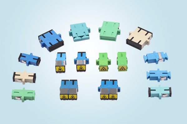 OM4 SC ПК фланца стекловолокна MM Aqua переходника симплексного