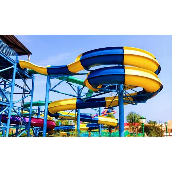 4 гонщика Водный парк из стекловолокна Слайд Внешние развлечения Водный парк Игры Поездки