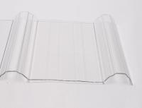 100% zhengfei a ridé le matériel UV de Vierge de toiture en plastique transparent ondulé pour le hangar vert de pièce de soleil de Hous