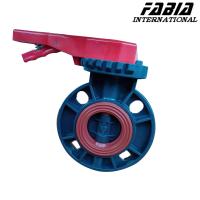 Válvula de borboleta UPVC de baixo limite de temperatura Válvula manual industrial
