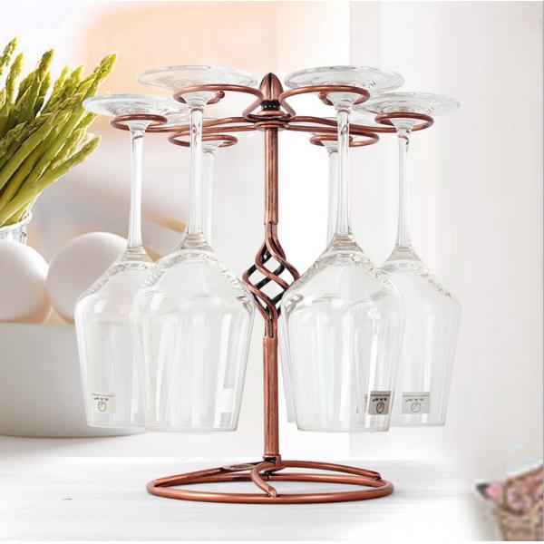 KTV H30CM Wine Glass Drying Rack , Rustproof Wine Glass Tree Stand