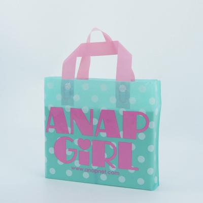 Moisture proof OEM ODM Clear Plastic Bags With Handles Eco Friendly