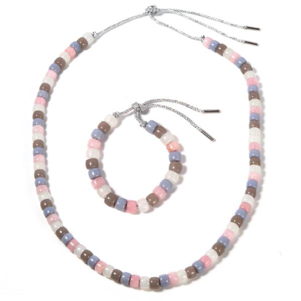 Браслет регулируемые 6*8mm шариков сильной стороны 100% Handmade с отверстием 2,0
