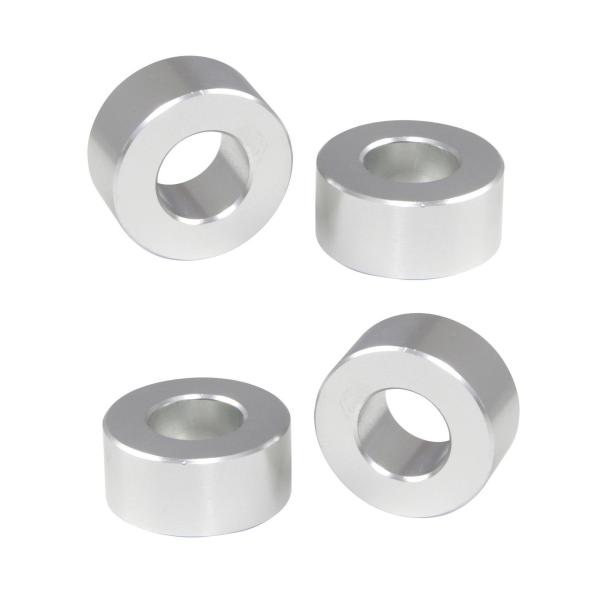 Durable 2pc Front Shock Extenders Silver Aluminum For 88-07 GMC Chevy Trucks