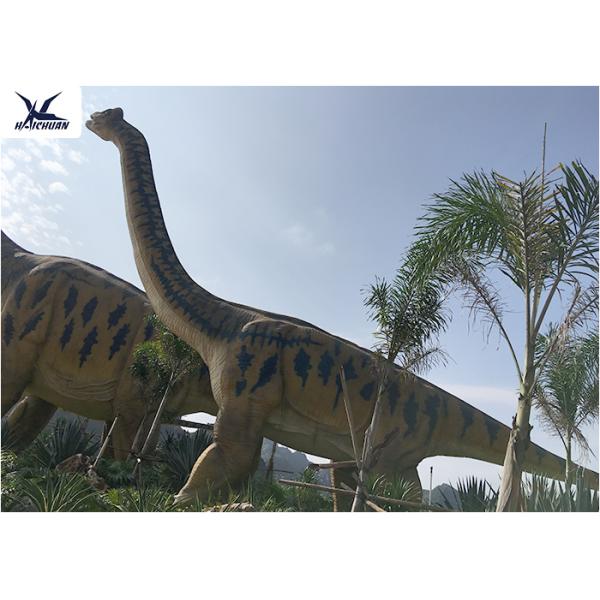 Silicon Outdoor Dinosaur For Jurassic Theme Park / Large Animal Lawn Ornaments