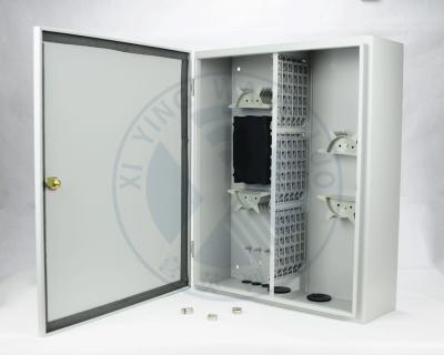 Outdoor IP65 wall mounted 108 ports fiber optic terminal distribution box