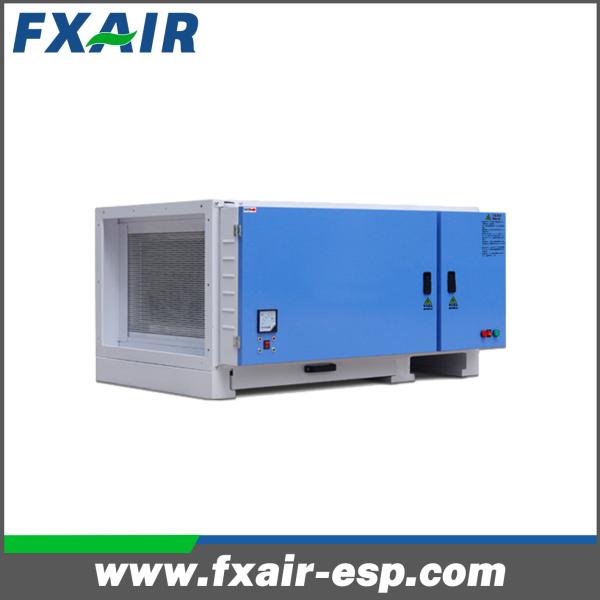 Commercial Kitchen Oil Mist Collector Electrostatatic precipitator Cooking Processes UV Odour Eliminator Odor purifier