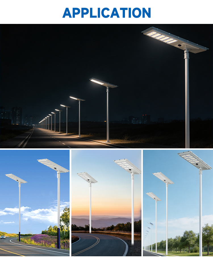 Smart Remote Control All-in-One Solar Street Light MPPT Controller Dusk to Dawn
