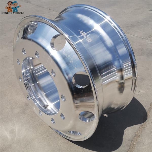 Aluminum Alloy 12R22.5 22.5 Rim Truck Trailer Spare Parts