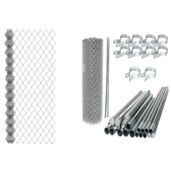 Length 3meters hot dipped galvanized Chain Link Fencing for airport use