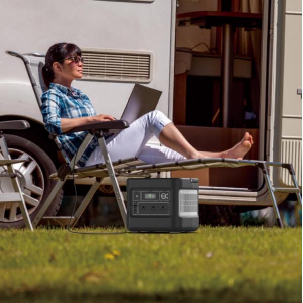 LCD в реальном времени показывает заряжатель банка силы панели солнечных батарей электростанции 1000W внешний для аварийного на открытом воздухе электропитания