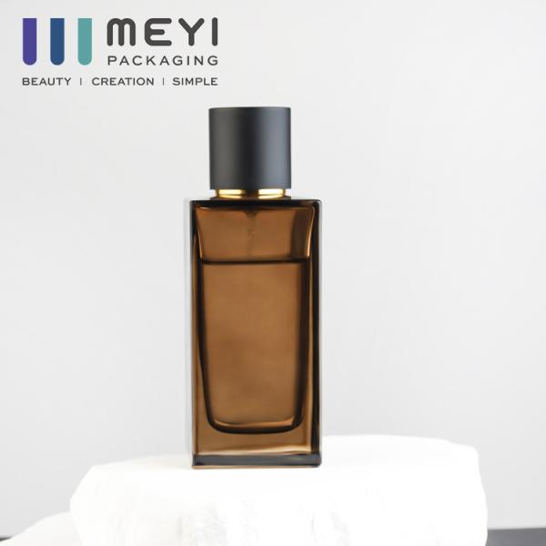 明確な100Mlはガラス ビンの王冠小さい48pcs/Ctnに香りをつける