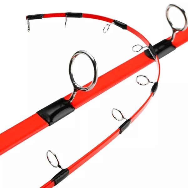 Soft Tip/Hard Tip Carbon WinterIce Fishing Rod Ultralight Portable