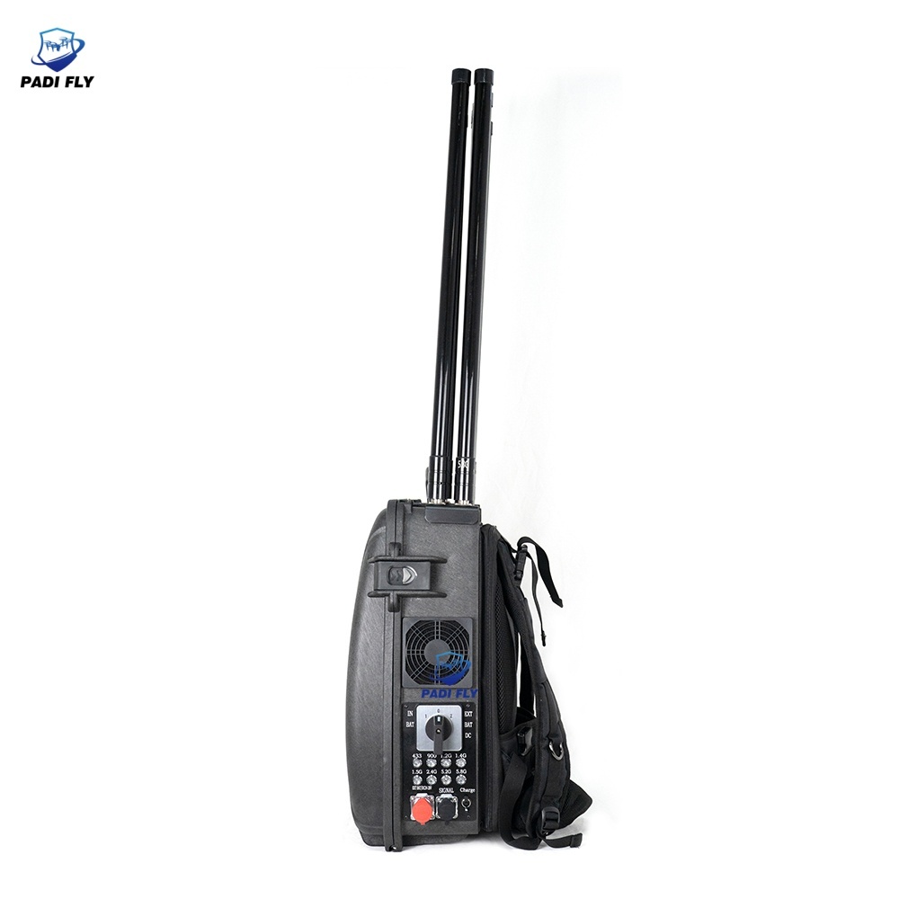 8 Band 10-Channel 500W High Power Backpack Anti-Fpv Uav Jammer