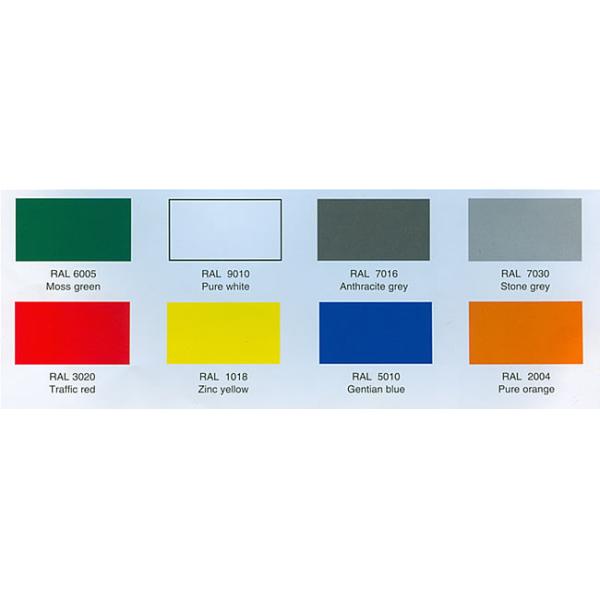 Powder Coated Red Construction Site Fencing Panels 6'x9.5' Mesh 50mm*100mm diameter 2.5mm wall thick 1.00mm