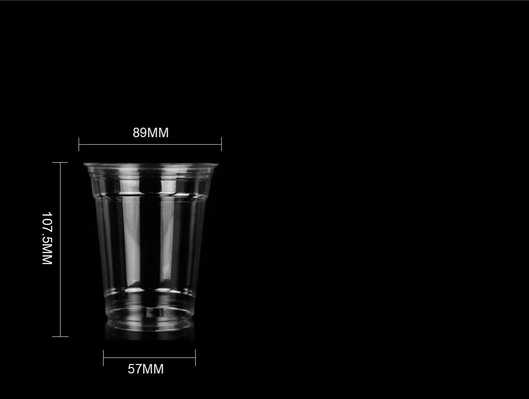 Customized Logo Clear PP/Pet Transparent Disposable Plastic Cup About Shipping Cost