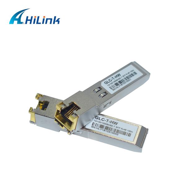 Модуль приемопередатчика GLC-T 10/100/1000BASE-T 3.3V RJ-45 SFP