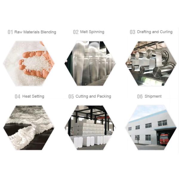 OEM 2.2Dtex remolque acrílico virgen personalizado para juguetes de peluche de piel falsa de lujo