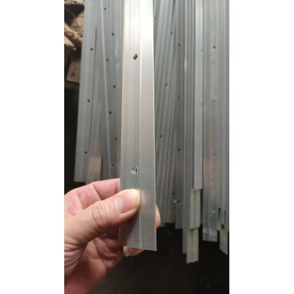 Процесс штампования с двумя отверстиями Алюминиевые клипы Z Bar для висящих зеркальных фоторельфов и шкафов