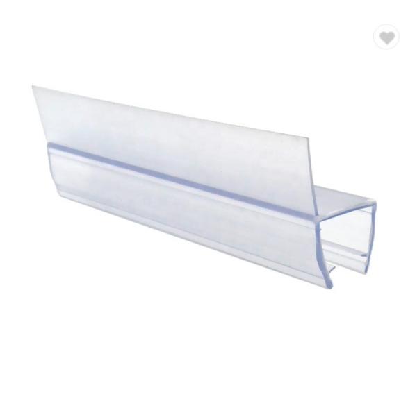 6-12mm Glass Compatible 180 Degree PVC Rubber H Channel Bottom Glass Shower Seal Door Strip