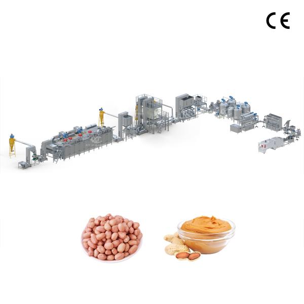 Fully Automatic 304 Stainless Steel Peanut Butter Making Machine Peanut Butter Production Line Peanut Butter Grinding Machine
