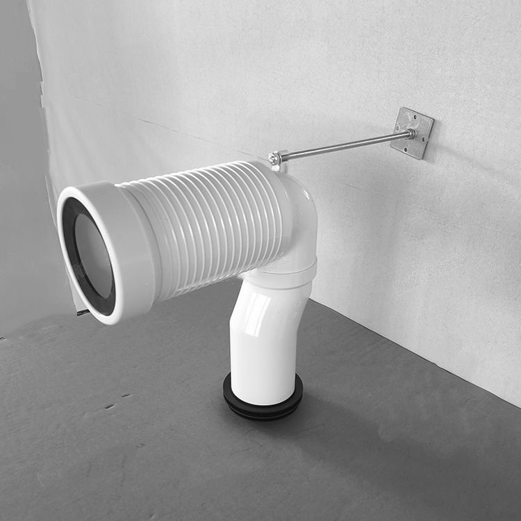 General Enhanced Floor-Standing Drainage Polyvinyl Chloride / Polypropylene Material Toilet Elbow With Question Mark Drain Pipe