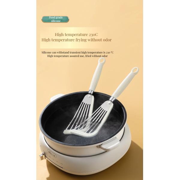 Versatile Stainless Steel Slotted Fish Spatula Heat Resistant Turner for Nonstick Cookware