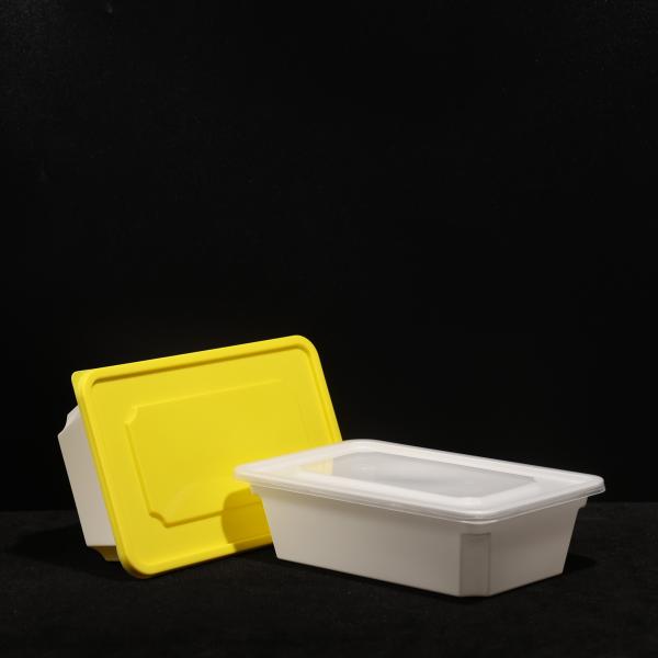 750ml Disposable Polypropylene Lunch Box PP Plastic Sandwich Container Custom Printing