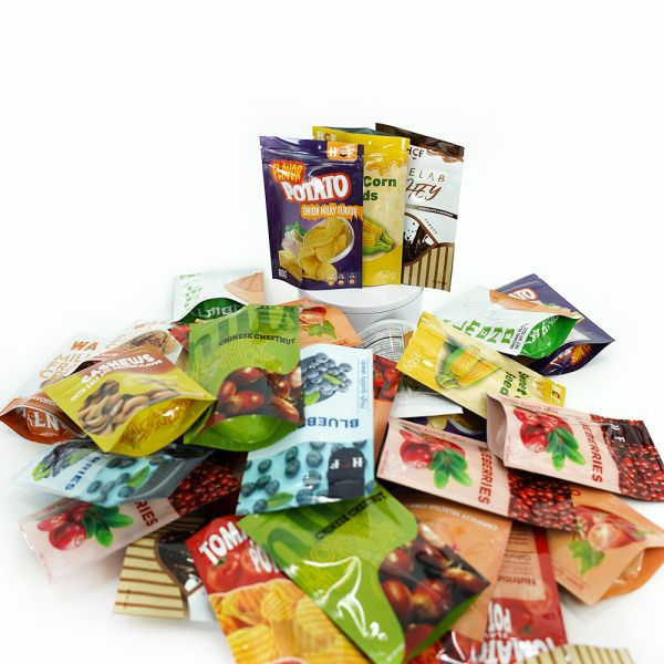 Custom Printed Stand Up Snack Packaging Bags with Zipper | Food Grade 3.5g 7g Pouch for Nuts Cookies Potato Chips Candy Odor Proof OEM ODM Manufacturer