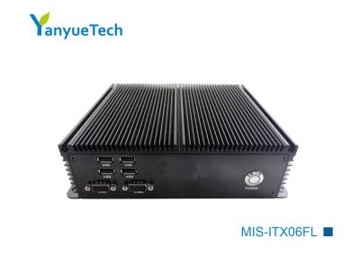 Processador central industrial encaixado 2LAN 6COM 6USB da série das gerações de computador I3 do PC Fanless da caixa I5 I7 U
