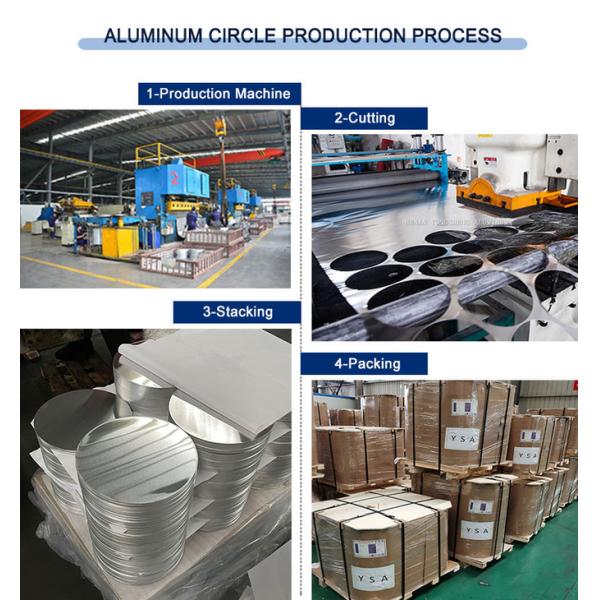 Diámetro de plata del círculo 3003 de la aleación de aluminio del ISO grueso 0,13 - 6.5m m de 80 - de 1000m m