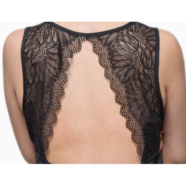 Popular Summer Ladies Satin Pyjamas Blackless Tank Tops With Fashion Lace And Short Pant