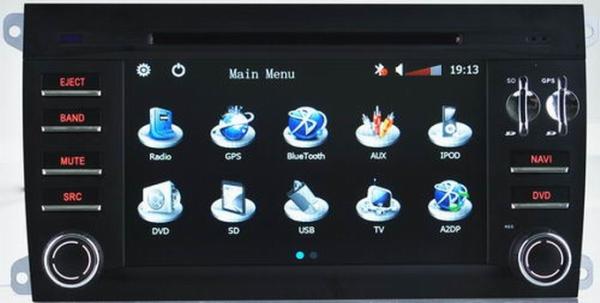 Car audio player gps navigation for Porsche Cayenne 2003-2010 with auto radio RDS mp3 OCB-8816