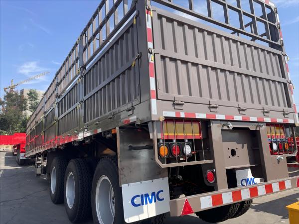 Dernière CIMC clôture semi-remorque