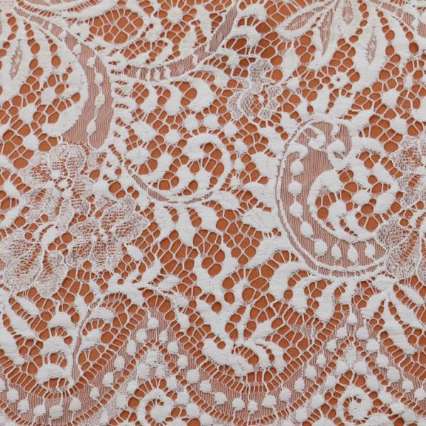 eyelash lace border/lace edged lace/black/white off lace