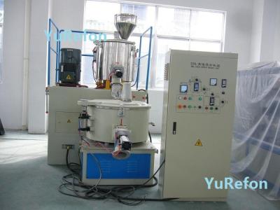 Vertical Plastic PVC Mixer Machine Frequency Inverter Control With Heating Cooling Mixer