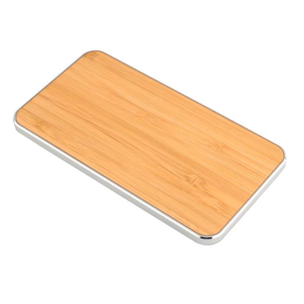 Universal Wireless Cell Phone Charger , Wood Surface Cordless Charging Station