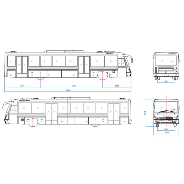 118kW 2300rpm Airport Apron Bus Xinfa Airport Equipment With Adjustable Seats